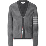 Grey knitwear, front view