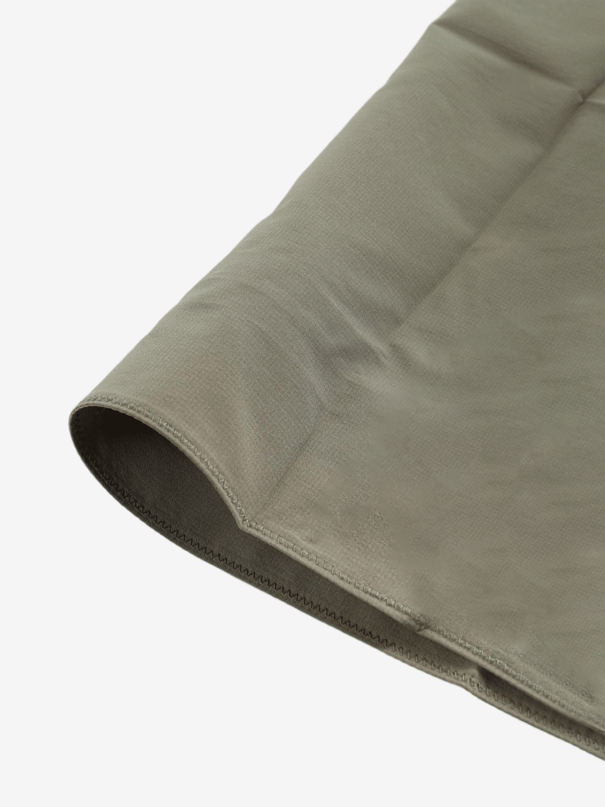 Close up of Tan scarf, showing detail