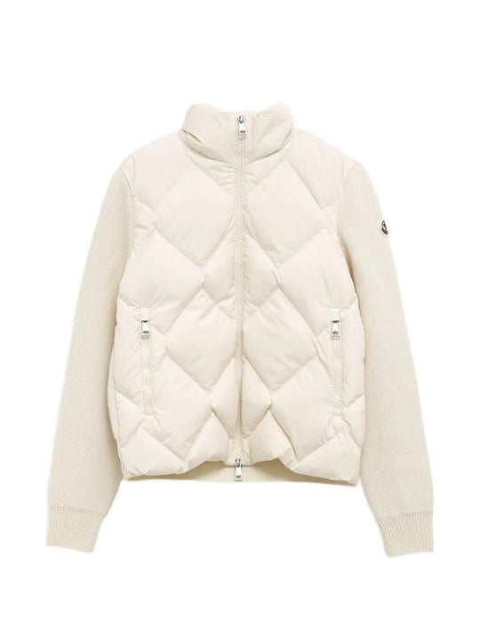 White knitwear, front view