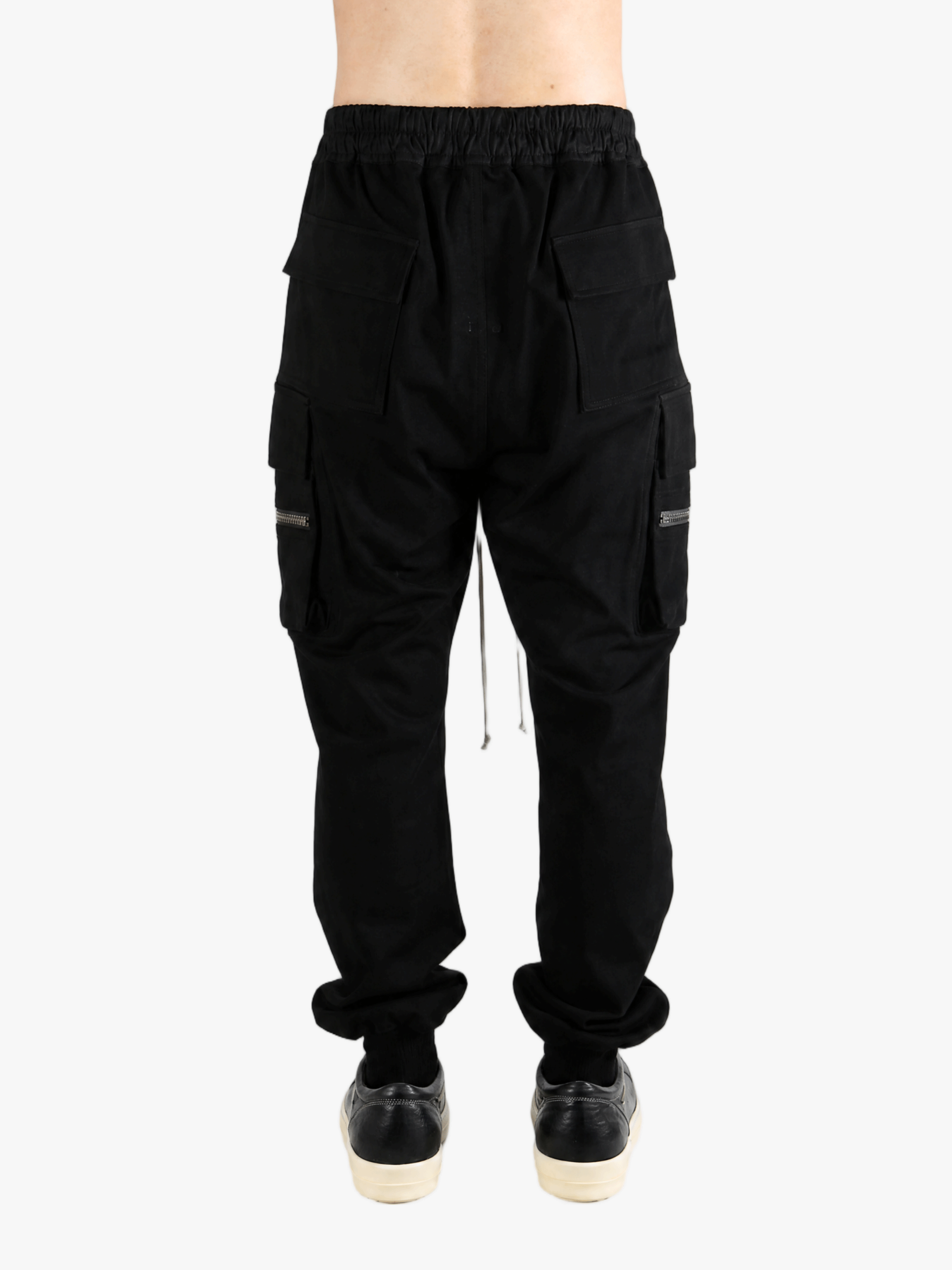 Black pants, full body view