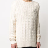 POLO RALPH LAUREN - Men Cotton Cable-Knit Crewneck