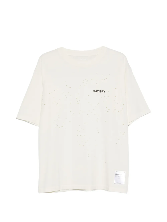 White t-shirt, front view