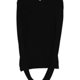 black t-shirts, front view