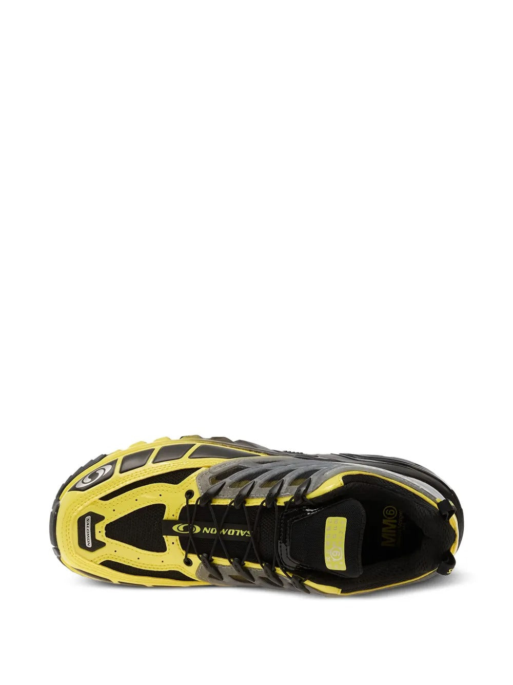 Yellow sneaker,front view