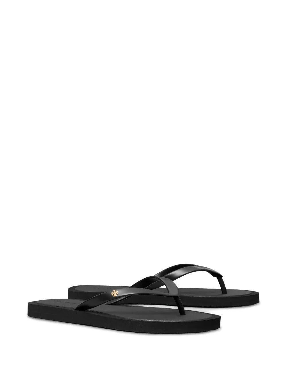 Black sandals, side view