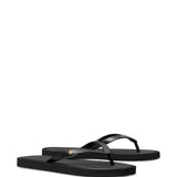 Black sandals, side view