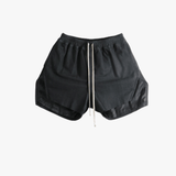 Black shorts, front view