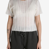 THE ELDER STATESMAN - Women Drop Needle SS Tee