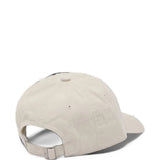 Tan hat, back view