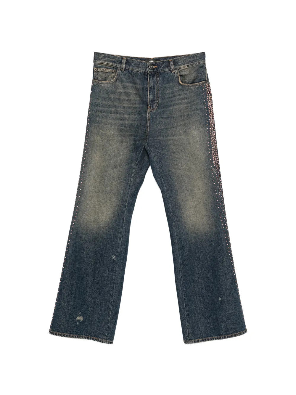 Blue jeans, front view