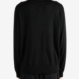 Black shirt, front view