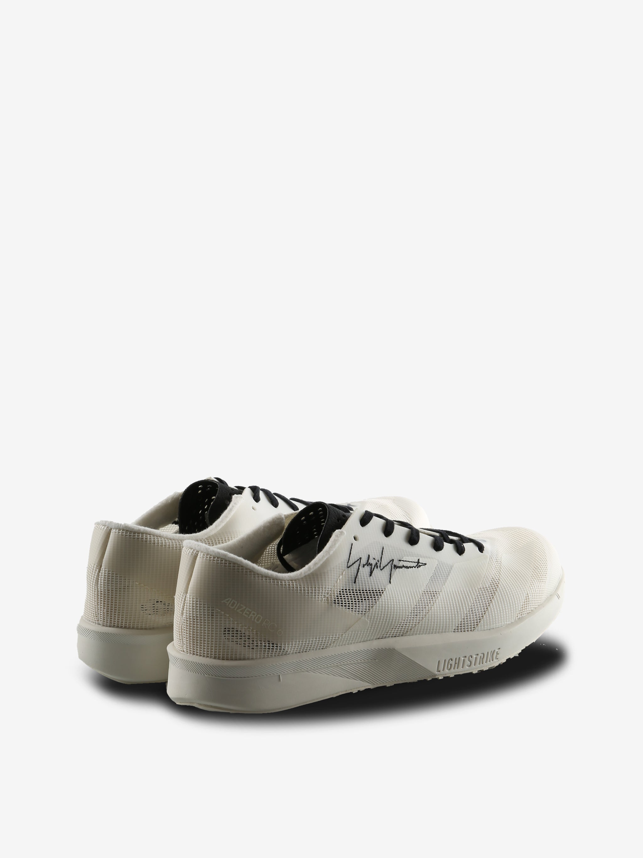 White sneakers, back view