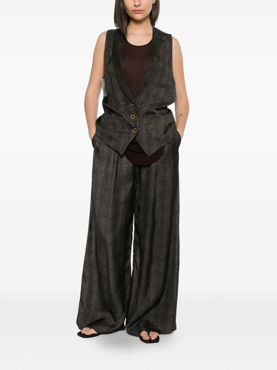 Tan coats full body view