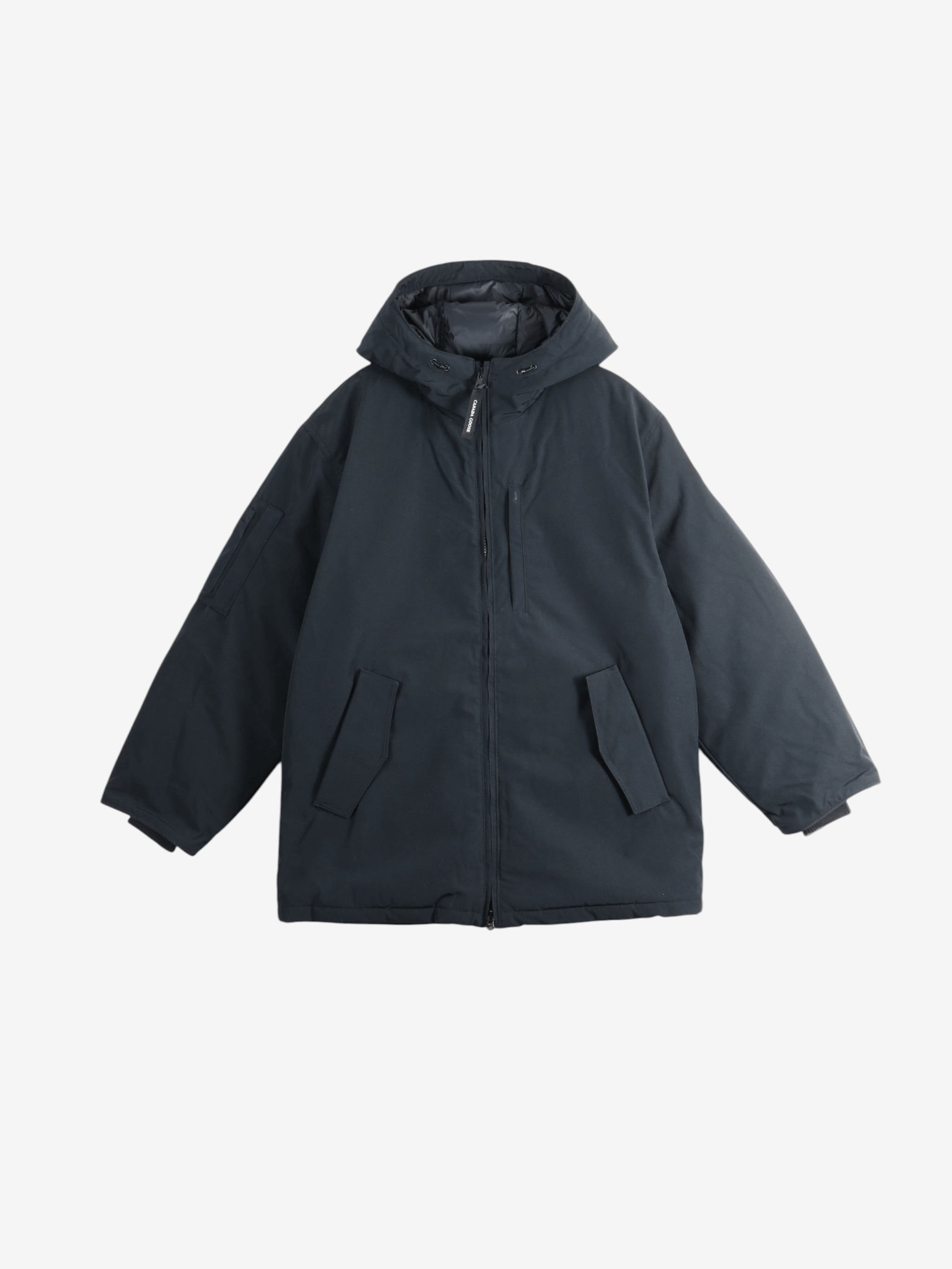 Black jacket, front view