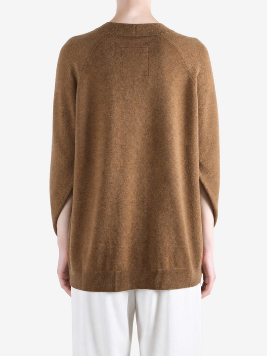 Brown knitwear, front view