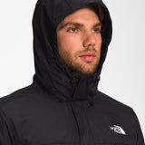 Black jacket worn by a person, showing the jacket fit