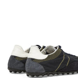 Navy shoes, back view