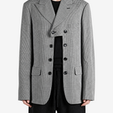 Grey jacket, full body view