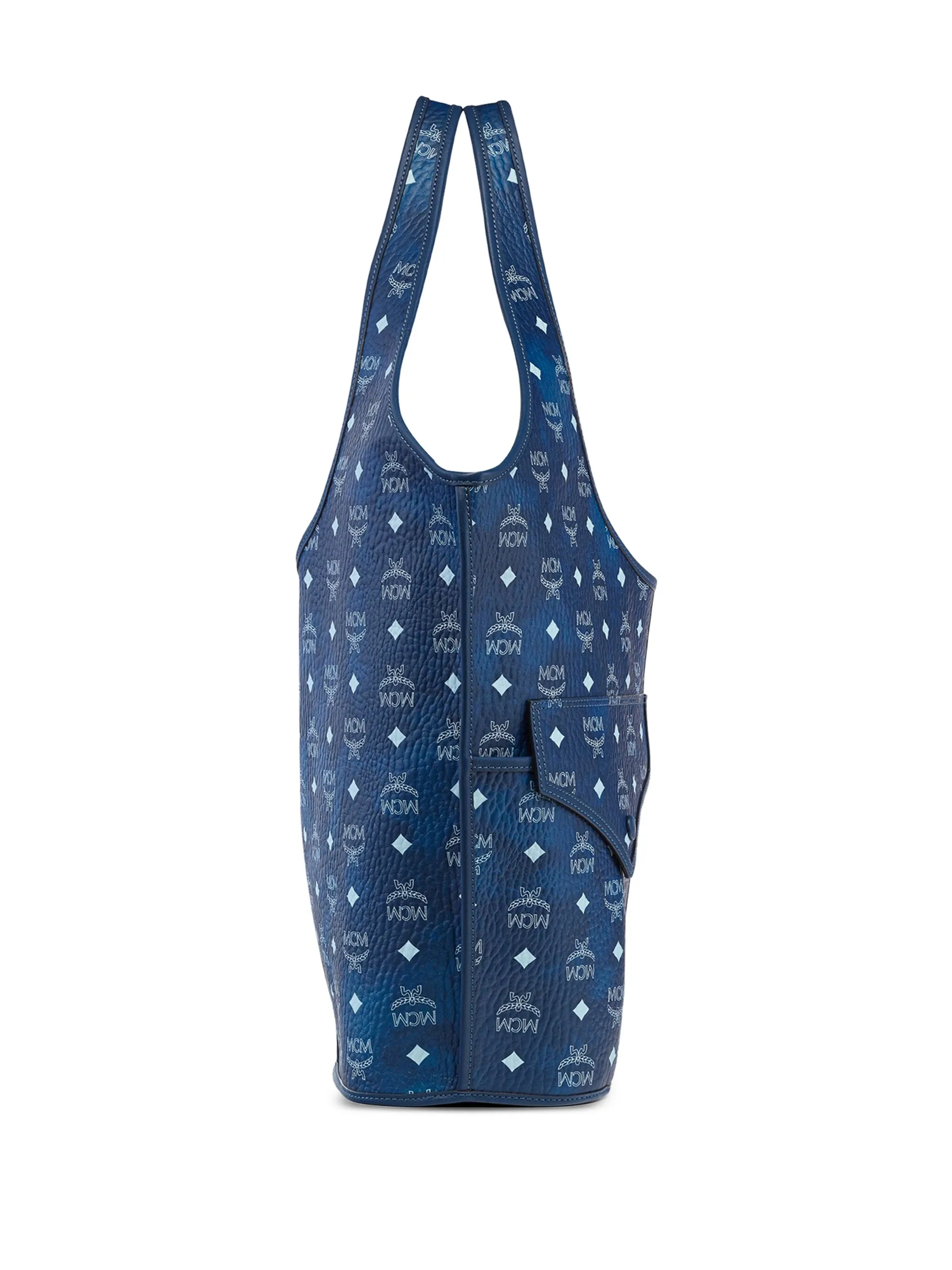 Blue bag, side view