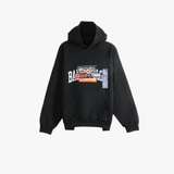 Black hoodie, front view