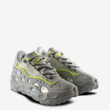 Grey sneakers, side view