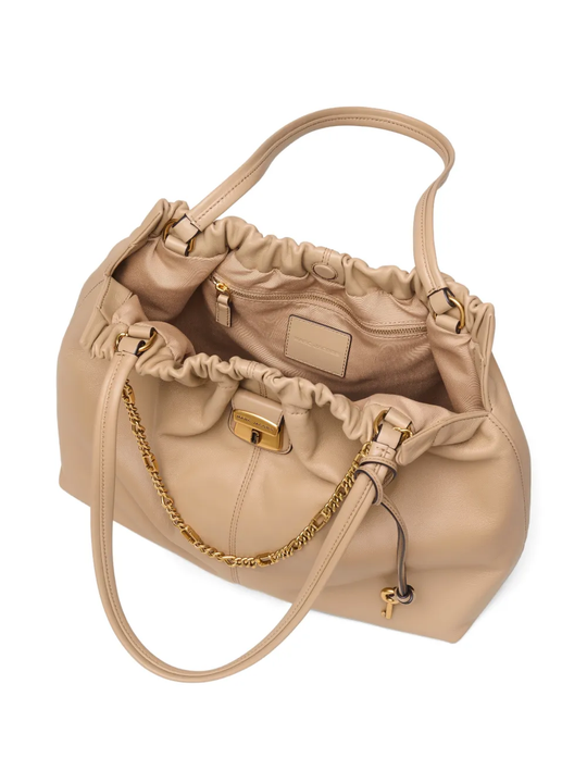 Brown bags, top view