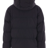 Black jacket, back view