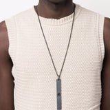 PARTS OF FOUR - Plate Necklace (2.4 CT, Black Diamond, KA+BLKDIA)