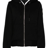 Black coat, front view