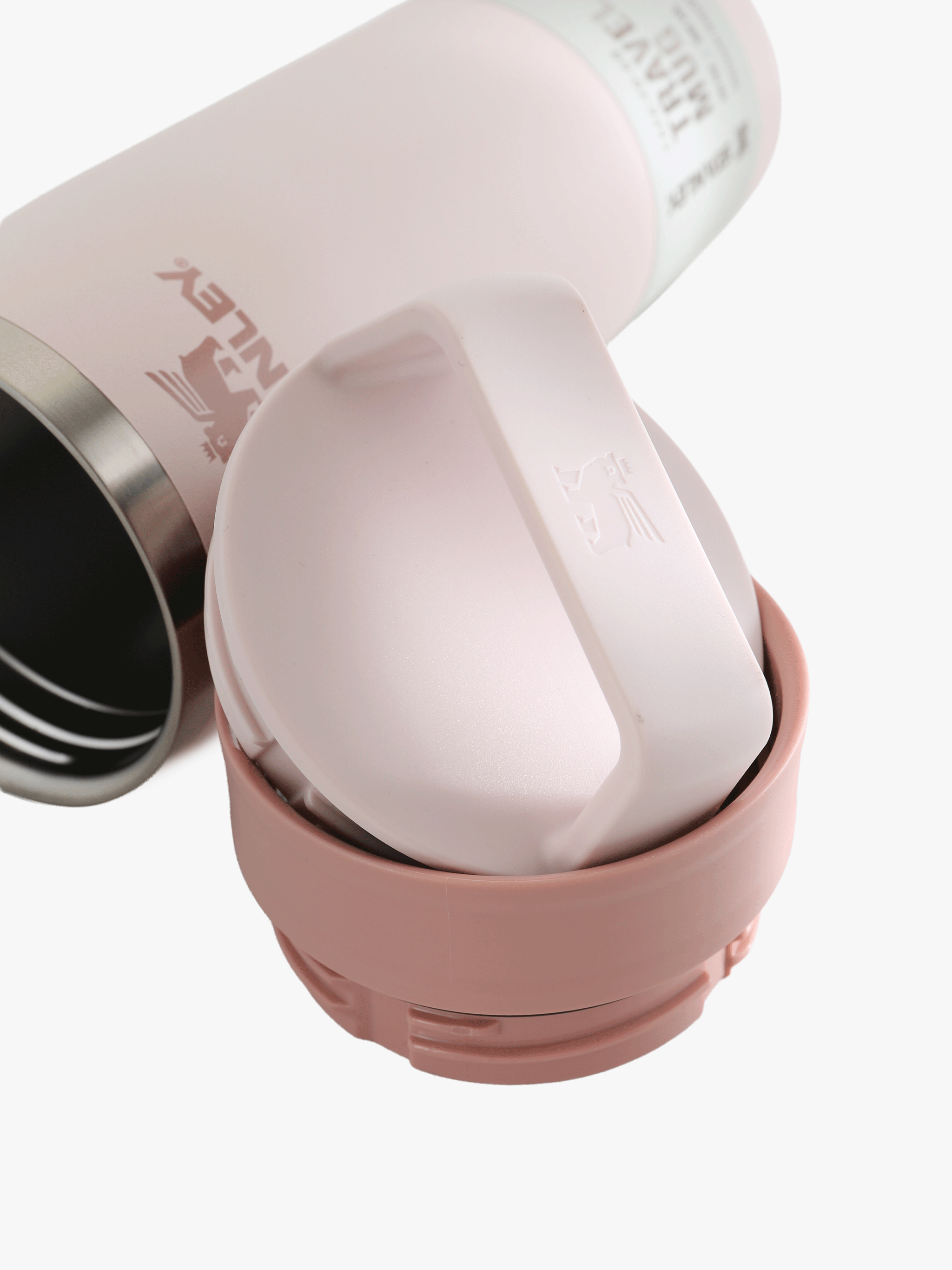 Pink product, front view