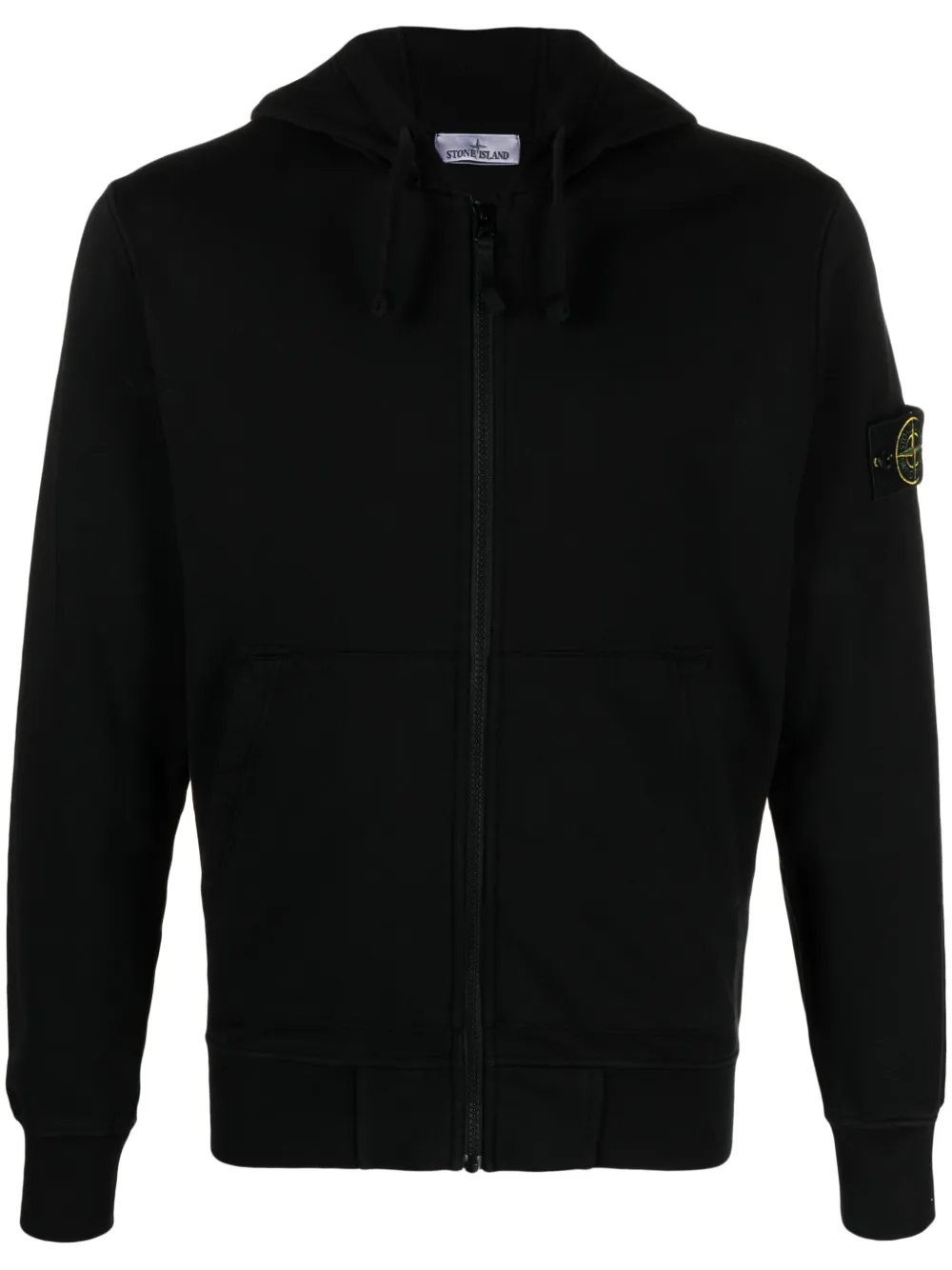 Black sweater, front view