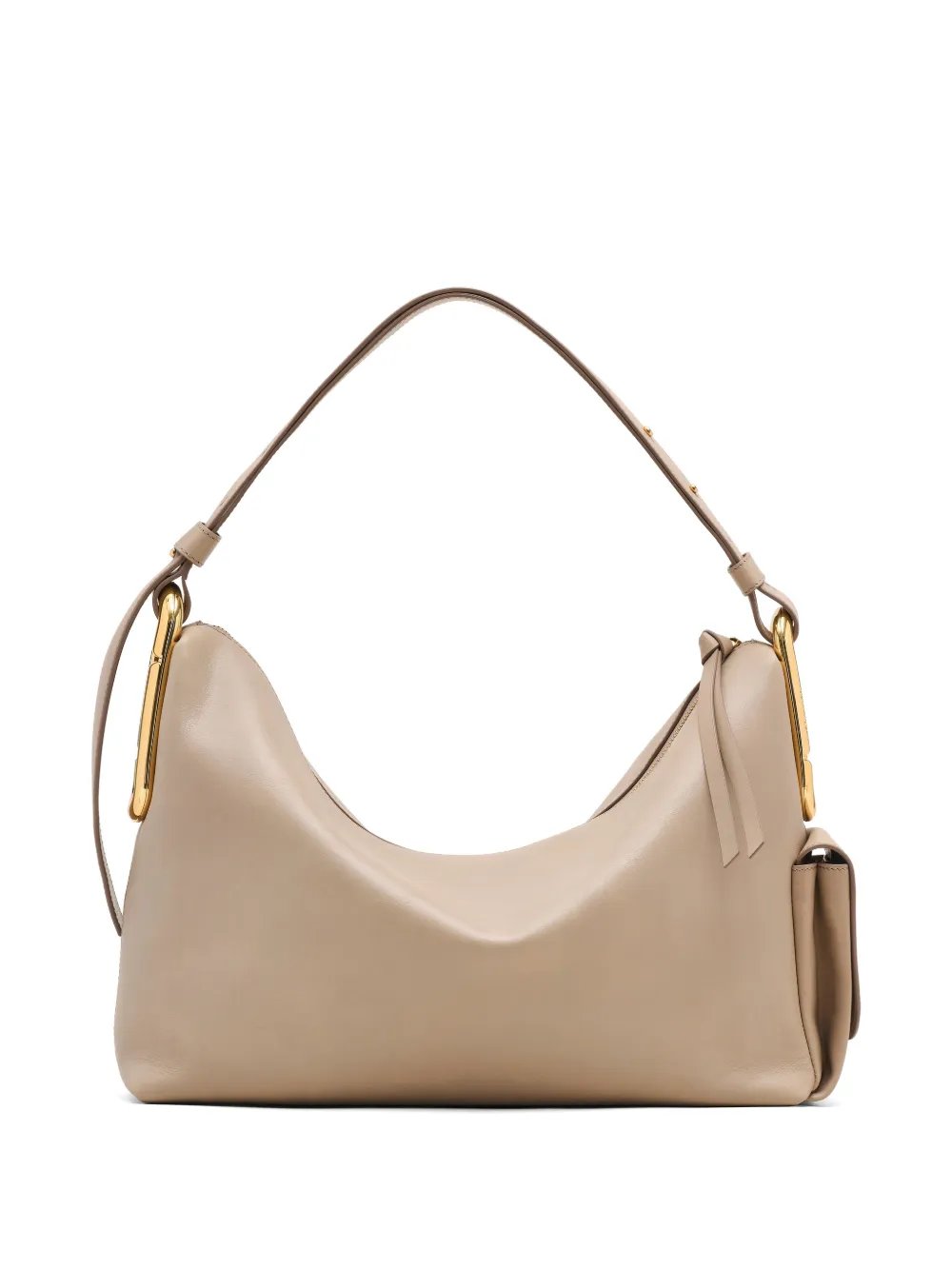 Beige bag, front view