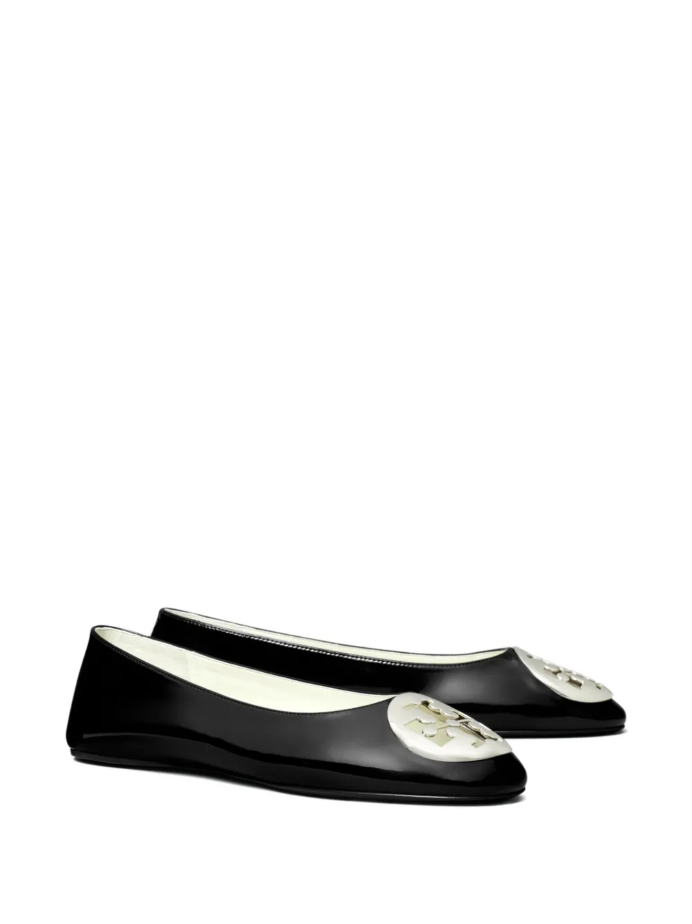 Black flat shoe,side view