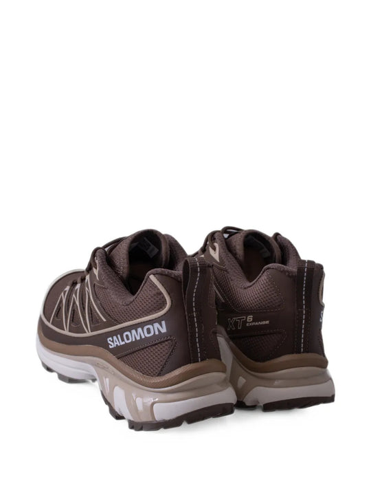 Brown shoes, back view