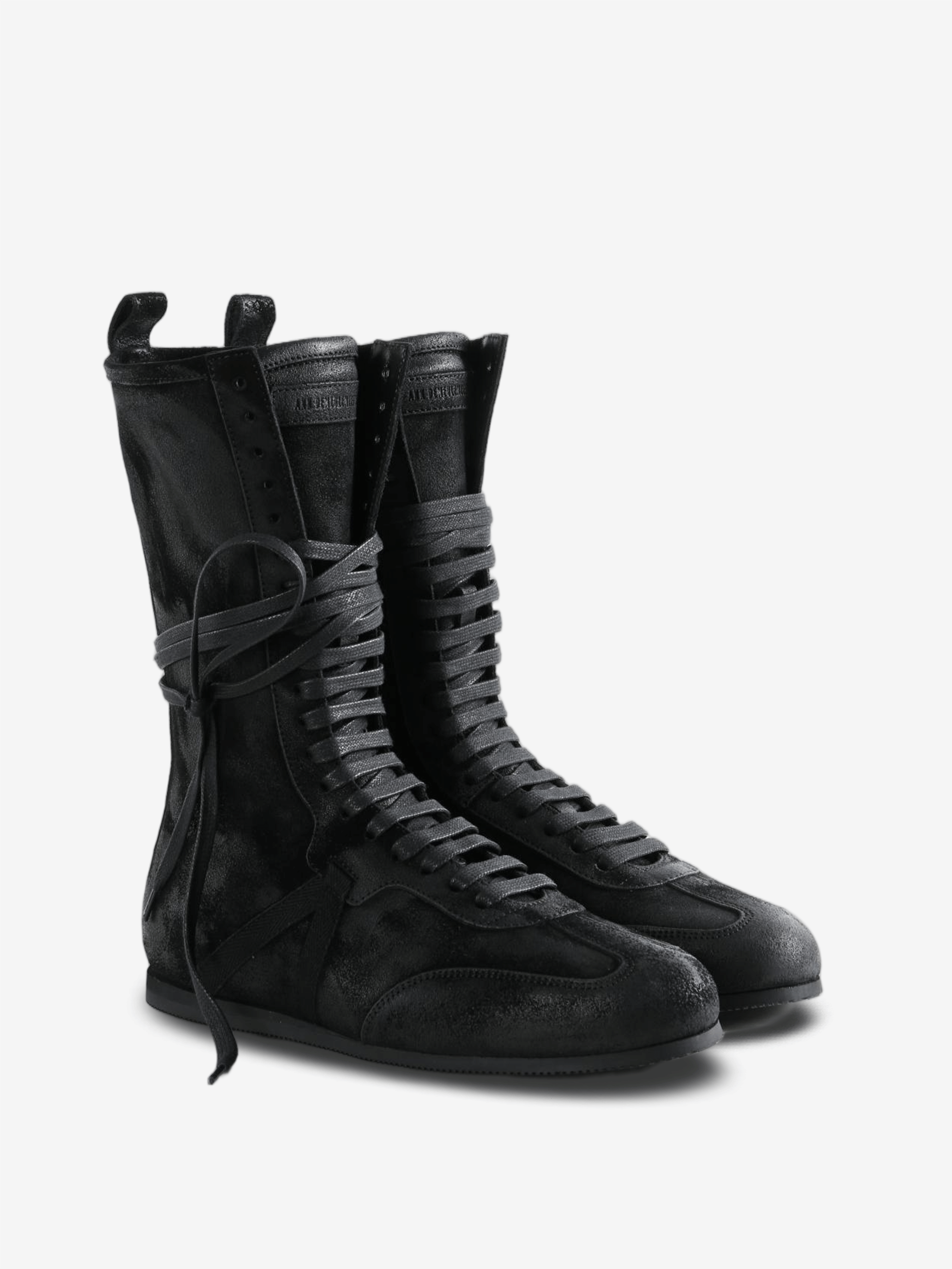 Black shoes, front view