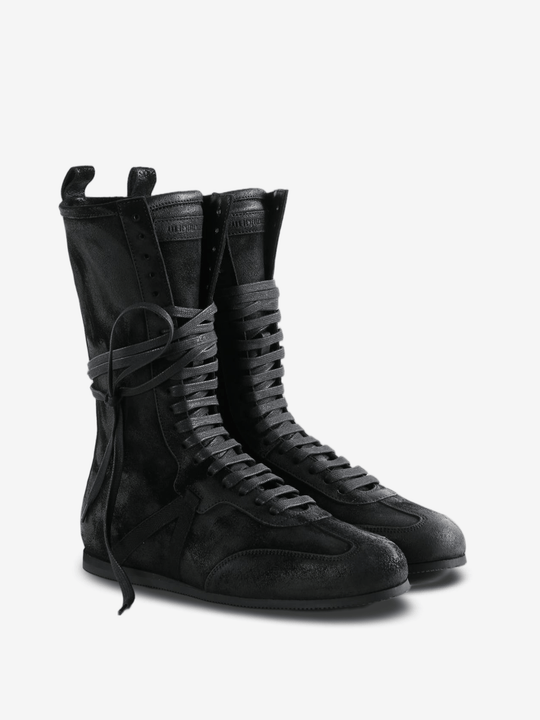 Black shoes, front view
