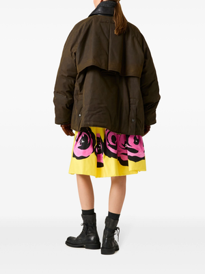 MIU MIU - Women Waxed Canvas Padded Outerwear Jacket