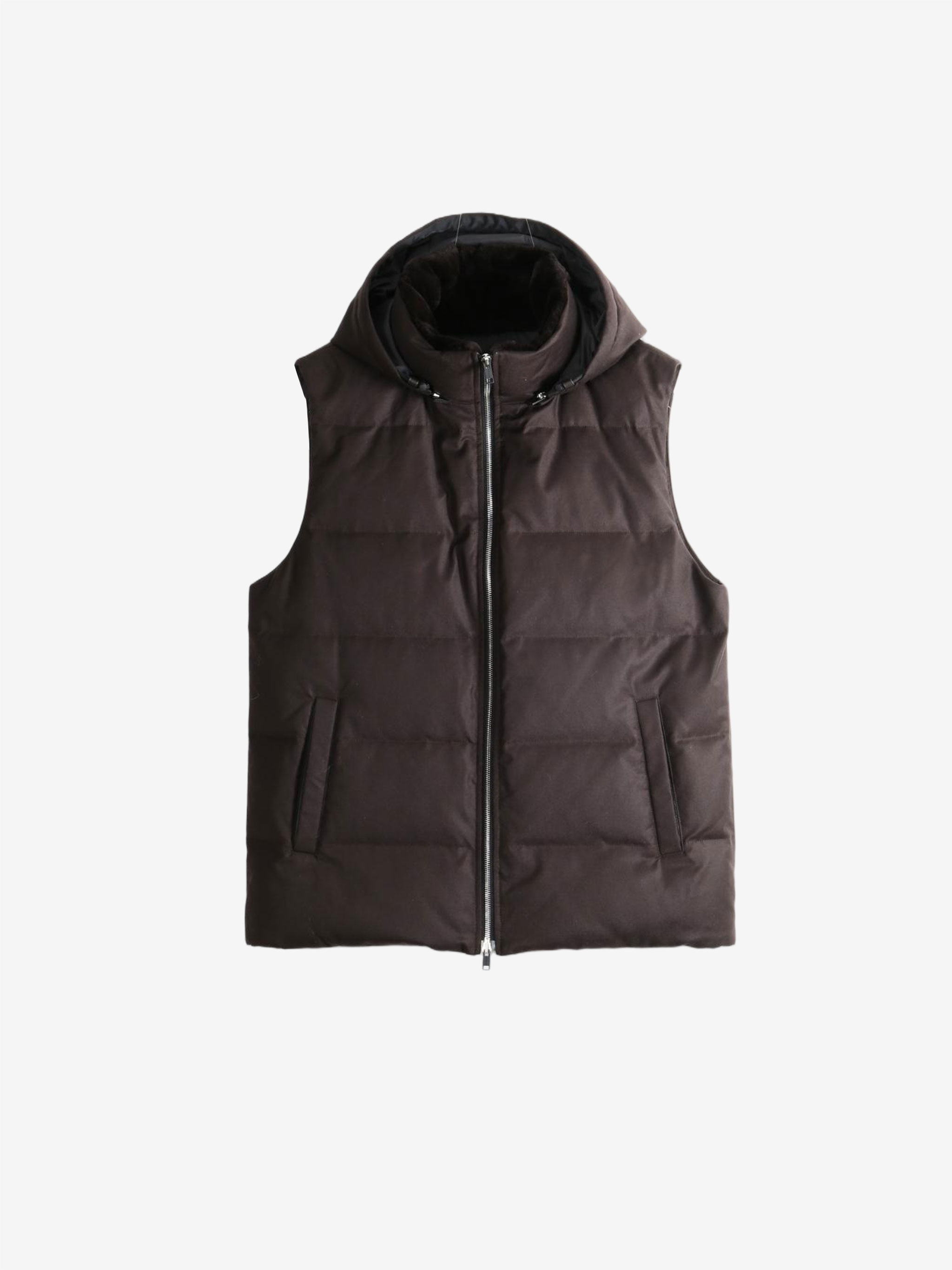 Brown jacket, front view