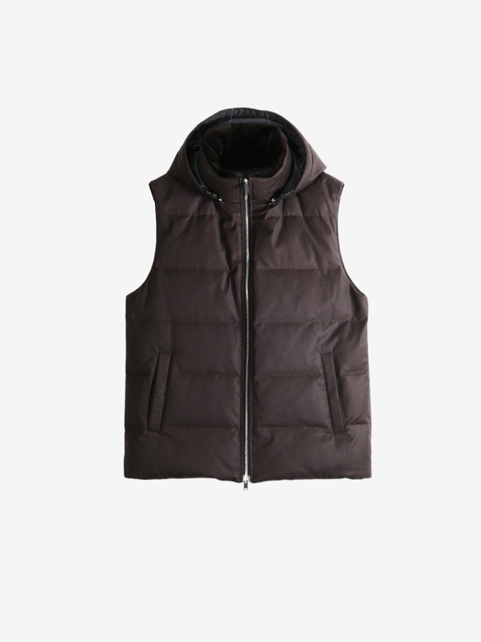 Brown jacket, front view