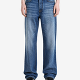 Blue jeans, full body view
