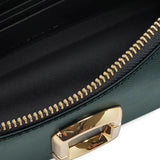 Close up of Green bag, showing detail