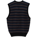 Black vest, back view