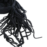 Black scarf, front view