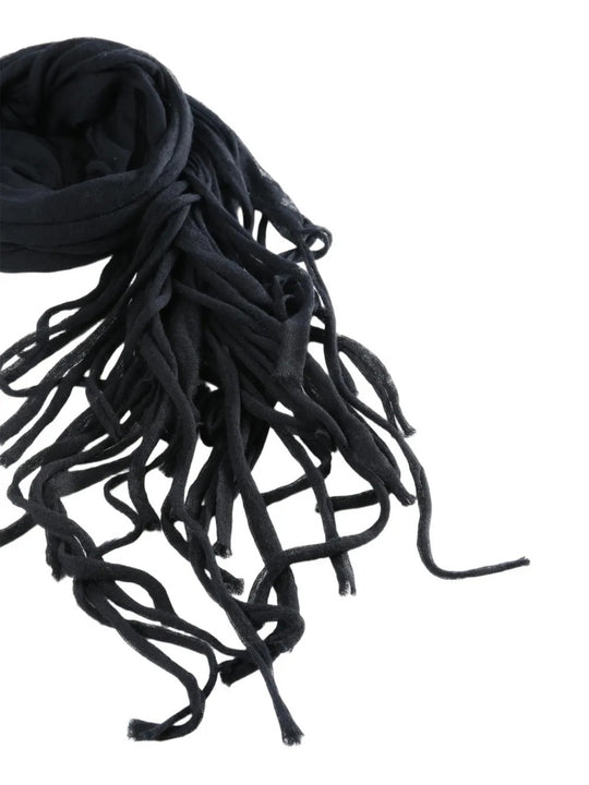 Black scarf, front view