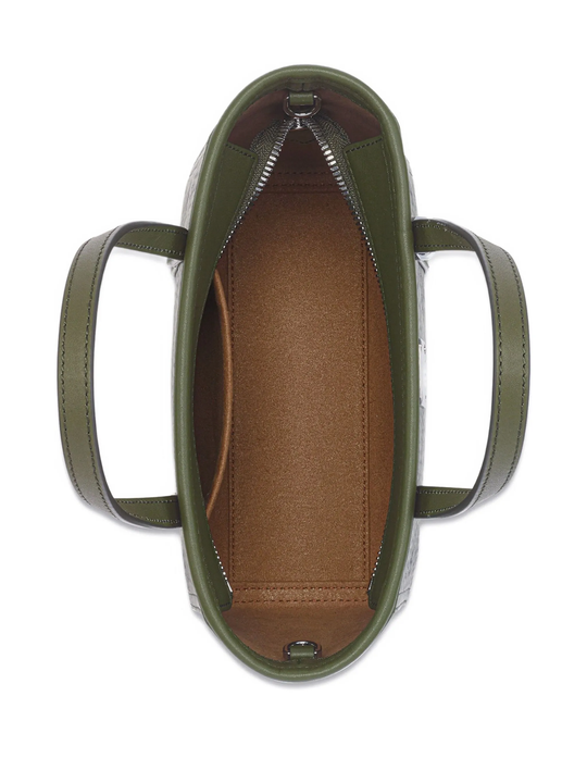 Green bag , top view