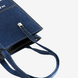Blue bag, front view