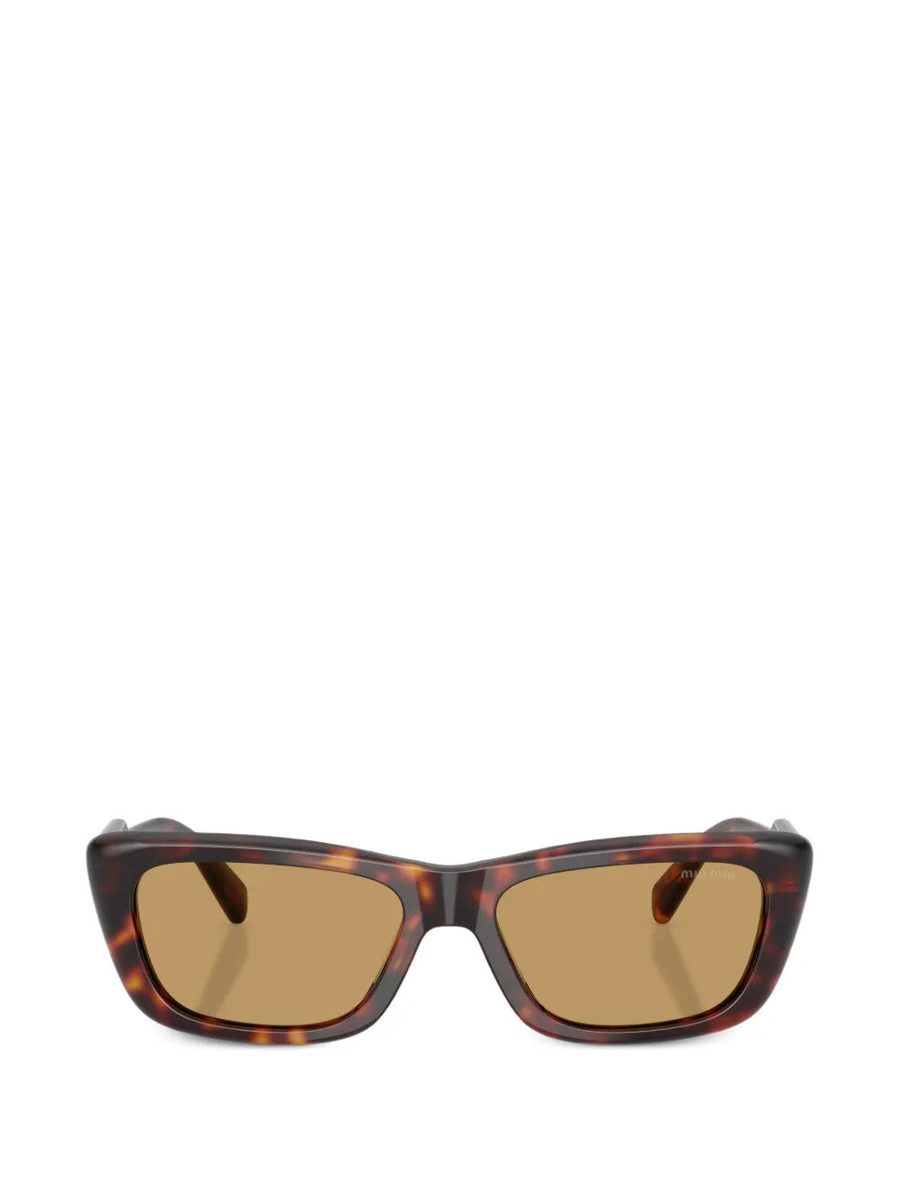 Brown eyewear, front view