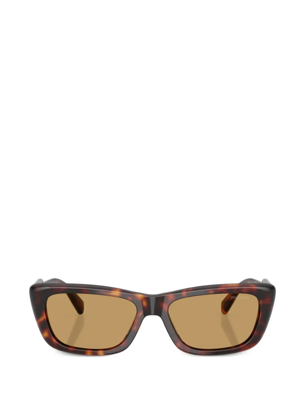 Brown eyewear, front view