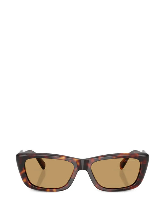 Brown eyewear, front view