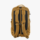 Tan bag, back view